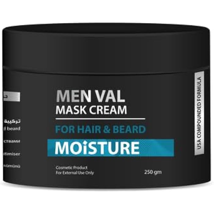 Val Hair Mask for Him – Deep Moisturizing Hair and beard Treatment, 250g